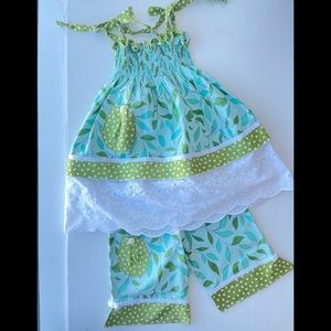 Boutique Pouty Princess Designs “Sweet Tea” set